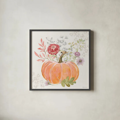 Abundance IV by Beth Grove. Shown in a sleek black glass frame for a contemporary gallery look. Available as an archival giclee rolled canvas, fine art paper, or poster print. SKU 98104a.