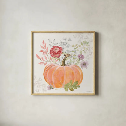 Abundance IV by Beth Grove. Shown in a natural wood glass frame for a timeless modern aesthetic. Available as an archival giclee rolled canvas, fine art paper, or poster print. SKU 98104a.