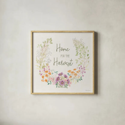 Abundance VI by Beth Grove. Shown in a natural wood glass frame for a timeless modern aesthetic. Available as an archival giclee rolled canvas, fine art paper, or poster print. SKU 98106a.