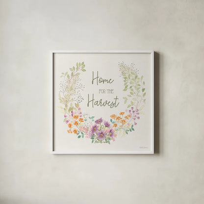 Abundance VI by Beth Grove. Shown in a crisp white glass frame for a clean and minimalist style. Available as an archival giclee rolled canvas, fine art paper, or poster print. SKU 98106a.