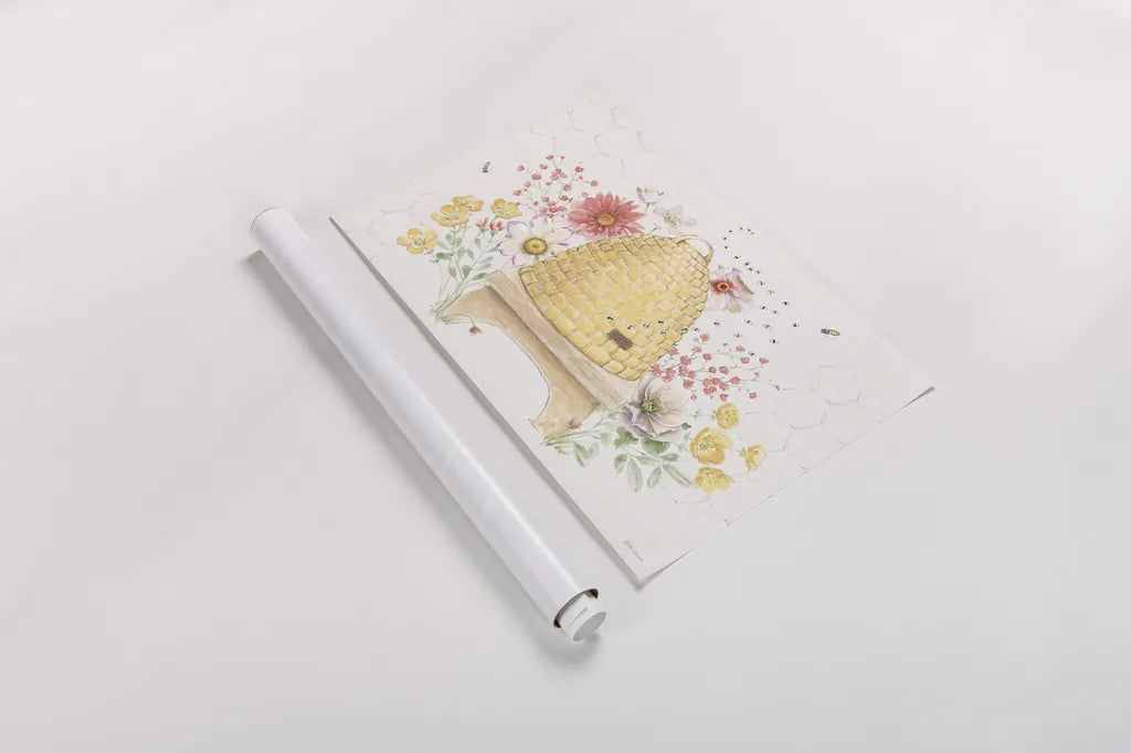 Afternoon in the Garden I by Beth Grove. shown as a rolled paper print. Available as archival giclee rolled canvas, fine art paper, or poster print. SKU 84907i.