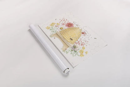 Afternoon in the Garden I by Beth Grove. shown as a rolled paper print. Available as archival giclee rolled canvas, fine art paper, or poster print. SKU 84907i.