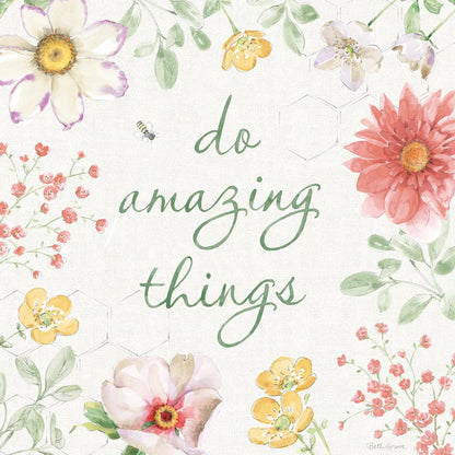 Afternoon in the Garden IX by Beth Grove. SKU 84915a. Archival Giclee Fine art print for wall decor.