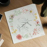 Afternoon in the Garden XI by Beth Grove. Shown as a detailed flat fine art print, highlighting archival giclee quality. Available as an archival giclee rolled canvas, fine art paper, or poster print. SKU 84917a.