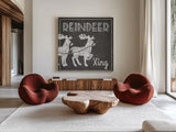 All About The Holidays I by Beth Grove. Shown as extra-large giant wall art in a modern living room. Available as an archival giclee rolled canvas, fine art paper, or poster print. SKU 27512a.
