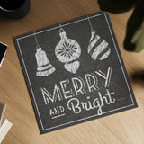 All About The Holidays II BW by Beth Grove. Shown as a detailed flat fine art print, highlighting archival giclee quality. Available as an archival giclee rolled canvas, fine art paper, or poster print. SKU 73350a.