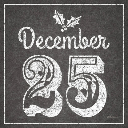 All About The Holidays IV BW by Beth Grove. SKU 73352a. Archival Giclee Fine art print for wall decor.