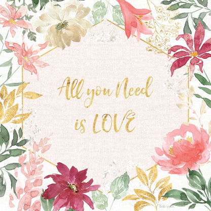 All You Need is Love III by Beth Grove. SKU 55406a. Archival Giclee Fine art print for wall decor.