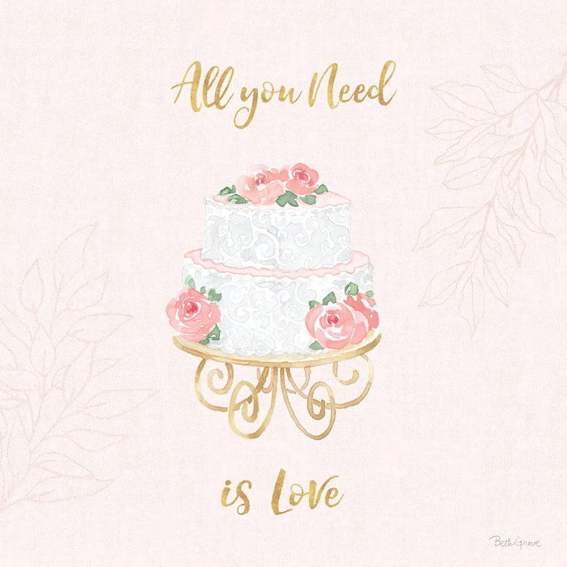All You Need is Love IX Pink by Beth Grove. SKU 55416a. Archival Giclee Fine art print for wall decor.