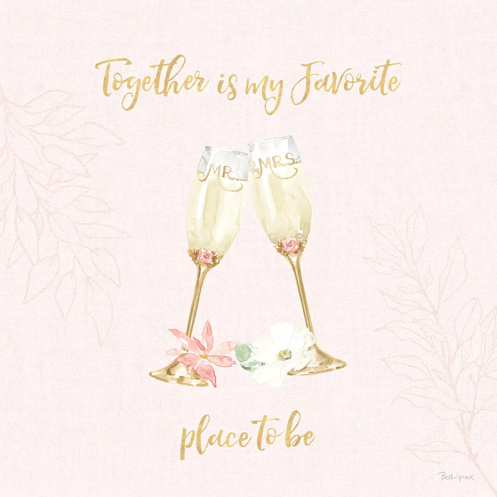 All You Need is Love VIII Pink by Beth Grove. SKU 55415a. Archival Giclee Fine art print for wall decor.