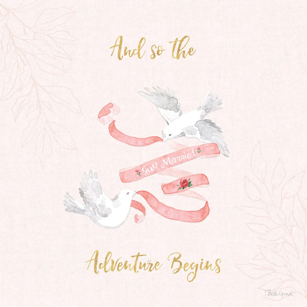 All You Need is Love X Pink by Beth Grove. SKU 55417a. Archival Giclee Fine art print for wall decor.