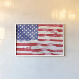 Americana Style I by Beth Grove. shown as a paper print in a white frame. Available as a archival giclee rolled canvas, fine art paper, or poster print. SKU 69480i.