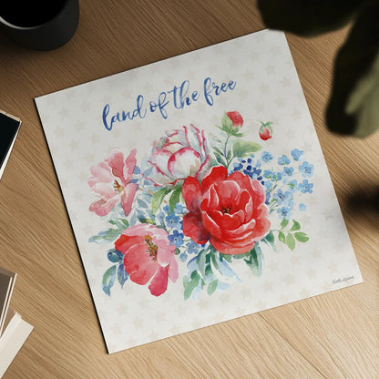 Americana Style II by Beth Grove. Shown as a detailed flat fine art print, highlighting archival giclee quality. Available as an archival giclee rolled canvas, fine art paper, or poster print. SKU 69481a.