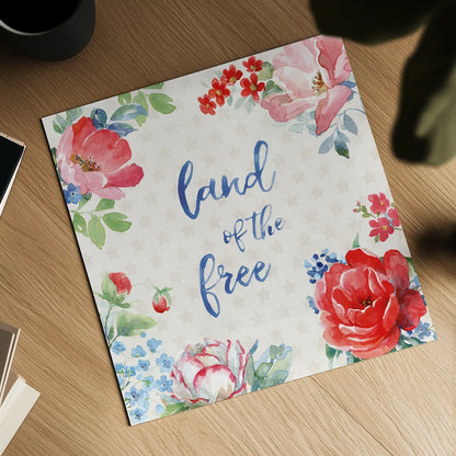 Americana Style IV by Beth Grove. Shown as a detailed flat fine art print, highlighting archival giclee quality. Available as an archival giclee rolled canvas, fine art paper, or poster print. SKU 69483a.