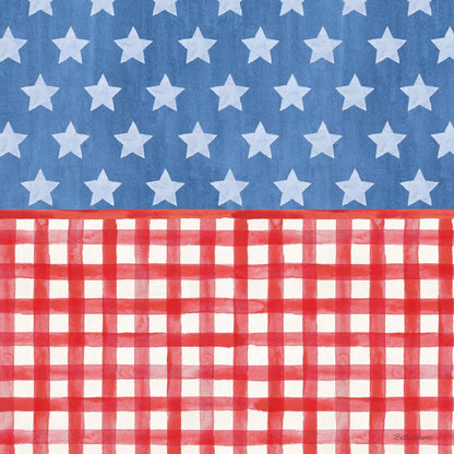 Americana Style VI No Words by Beth Grove. SKU 70413a. Archival Giclee Fine art print for wall decor.