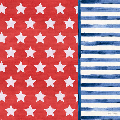 Americana Style VII No Words by Beth Grove. SKU 70414a. Archival Giclee Fine art print for wall decor.