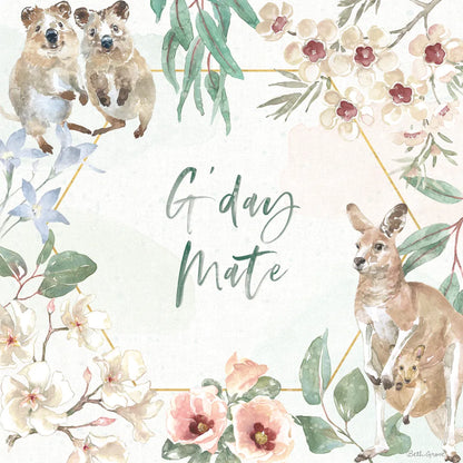 Aussie Love III by Beth Grove. SKU 62830a. Archival Giclee Fine art print for wall decor.