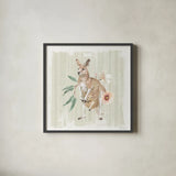 Aussie Love V by Beth Grove. Shown in a sleek black glass frame for a contemporary gallery look. Available as an archival giclee rolled canvas, fine art paper, or poster print. SKU 62832a.