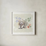 Aussie Love VIII by Beth Grove. Shown in a crisp white glass frame for a clean and minimalist style. Available as an archival giclee rolled canvas, fine art paper, or poster print. SKU 62835a.