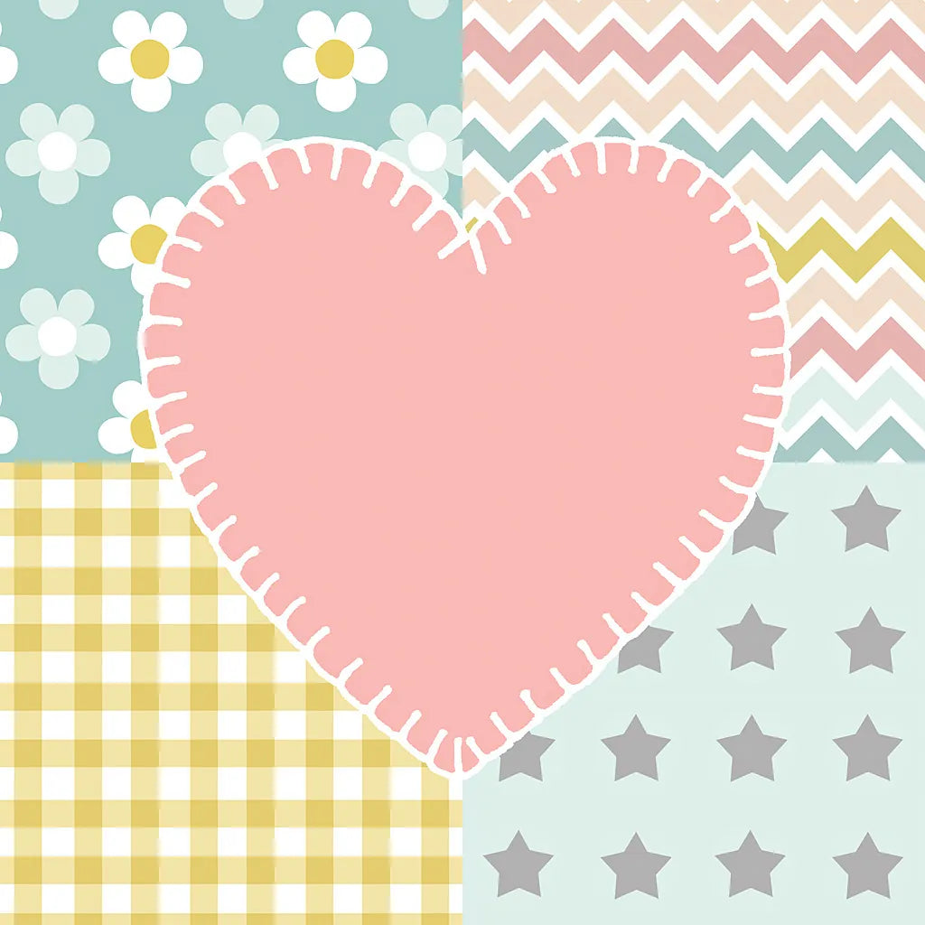 Baby Quilt I by Beth Grove. SKU 24660a. Archival Giclee Fine art print for wall decor.