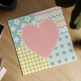 Baby Quilt I by Beth Grove. Shown as a detailed flat fine art print, highlighting archival giclee quality. Available as an archival giclee rolled canvas, fine art paper, or poster print. SKU 24660a.