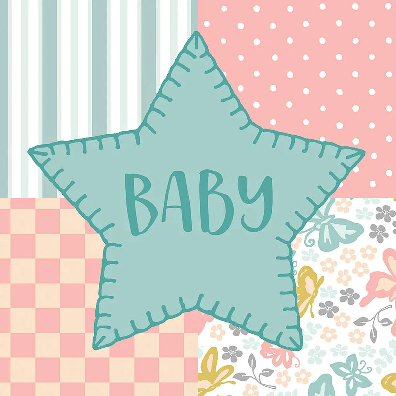 Baby Quilt IV Baby by Beth Grove. SKU 32059a. Archival Giclee Fine art print for wall decor.