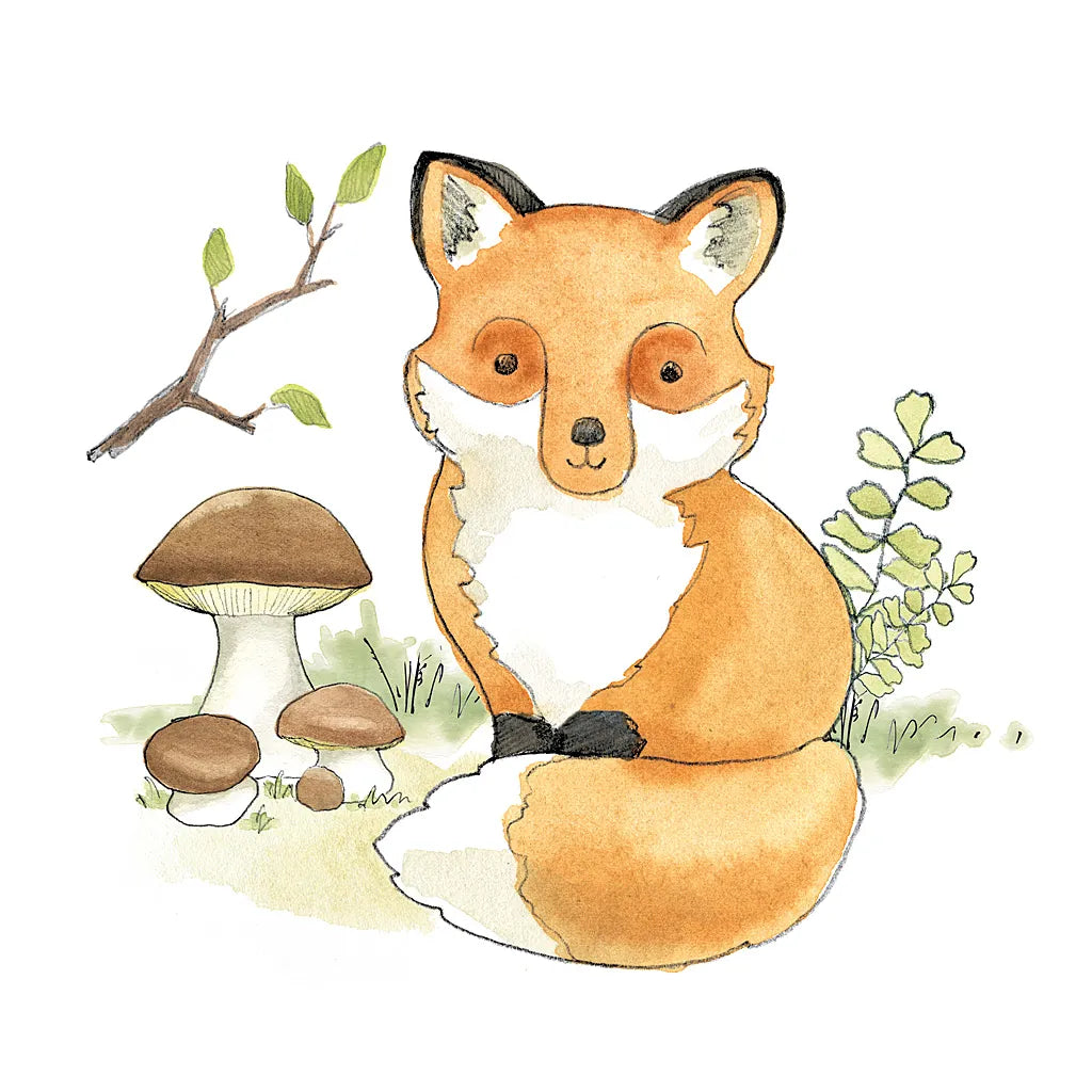 Baby Woodland I by Beth Grove. SKU 27730a. Archival Giclee Fine art print for wall decor.