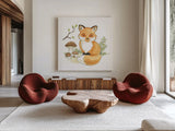 Baby Woodland I by Beth Grove. Shown as extra-large giant wall art in a modern living room. Available as an archival giclee rolled canvas, fine art paper, or poster print. SKU 27730a.