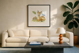 Baby Woodland III by Beth Grove. Displayed in a glass frame with matte in a clean modern living room. Available as an archival giclee rolled canvas, fine art paper, or poster print. SKU 27732a.