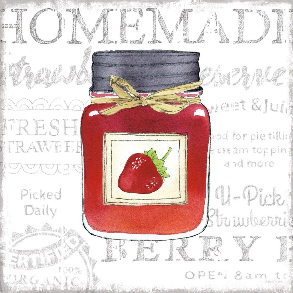 Canning Kitchen I by Beth Grove. SKU 32186a. Archival Giclee Fine art print for wall decor.