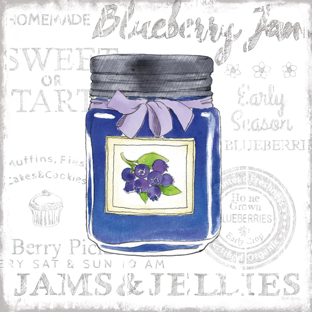 Canning Kitchen II by Beth Grove. SKU 32187a. Archival Giclee Fine art print for wall decor.