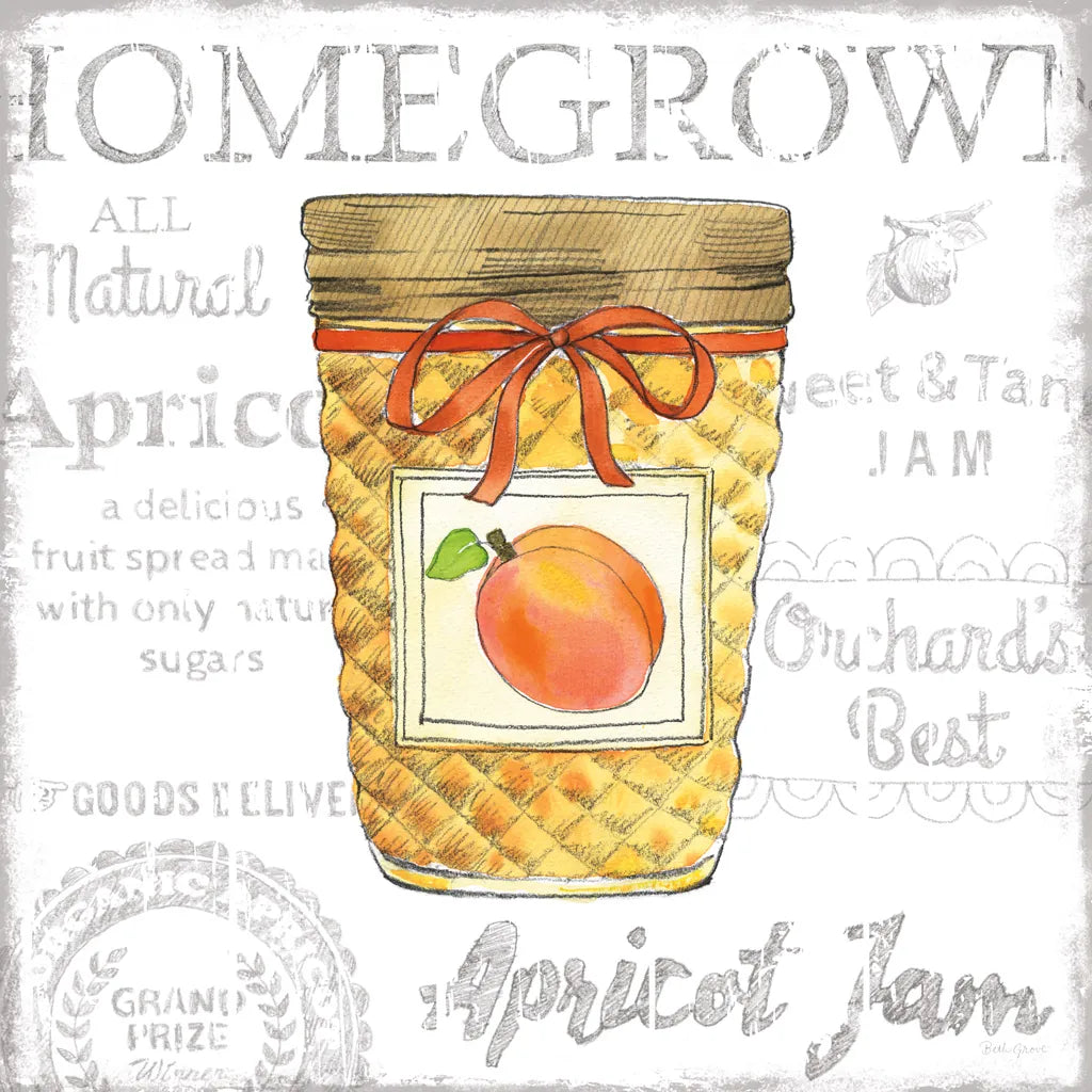 Canning Kitchen IV by Beth Grove. SKU 32189a. Archival Giclee Fine art print for wall decor.