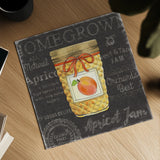 Canning Kitchen IV black by Beth Grove. Shown as a detailed flat fine art print, highlighting archival giclee quality. Available as an archival giclee rolled canvas, fine art paper, or poster print. SKU 32193a.