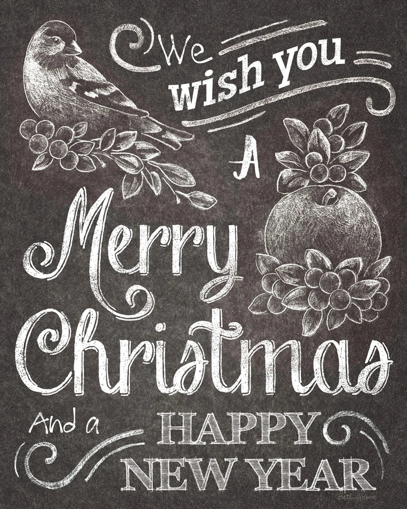 Chalkboard Christmas Sayings I by Beth Grove