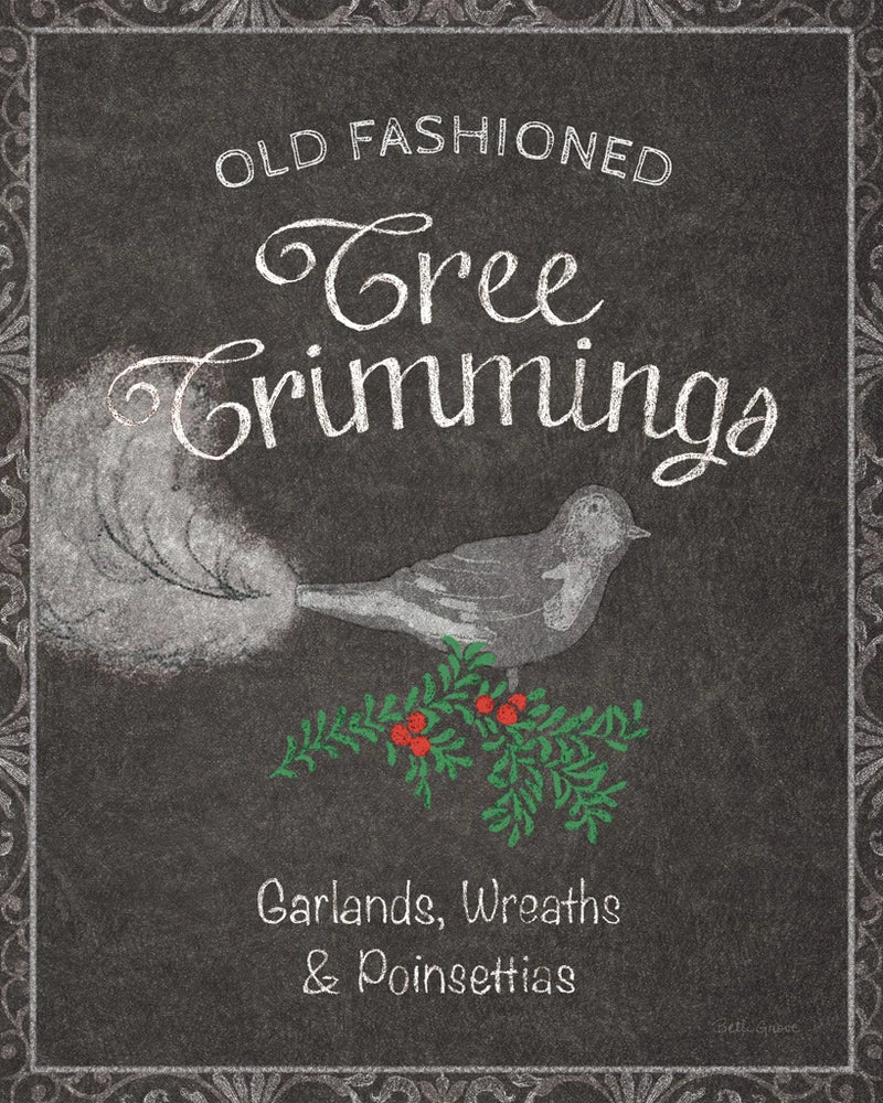 Chalkboard Christmas Signs III by Beth Grove