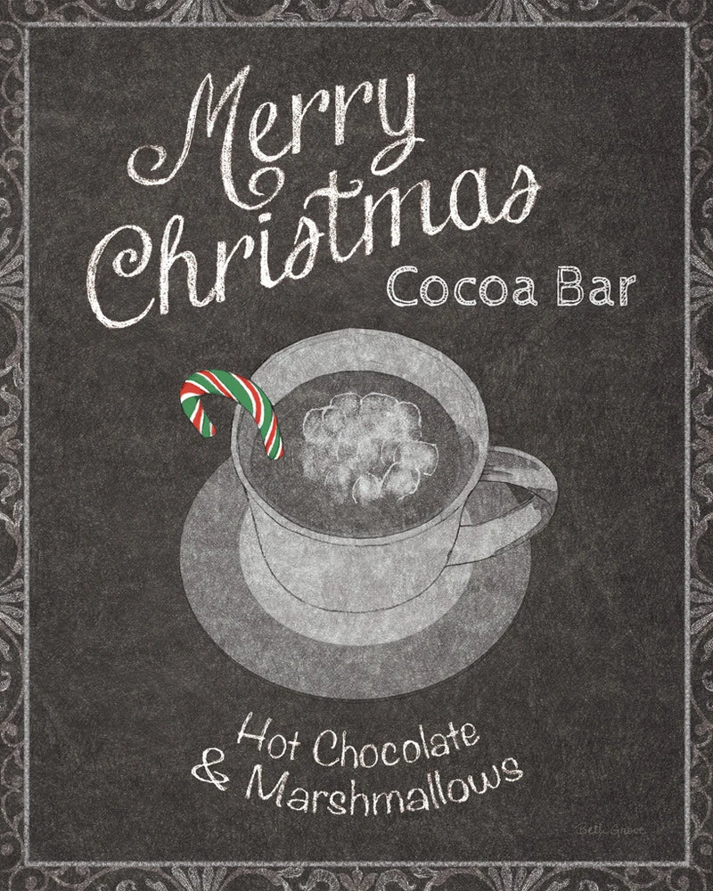 Chalkboard Christmas Signs IV by Beth Grove