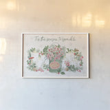Christmas Charm I by Beth Grove. shown as a paper print in a white frame. Available as a archival giclee rolled canvas, fine art paper, or poster print. SKU 83451i.