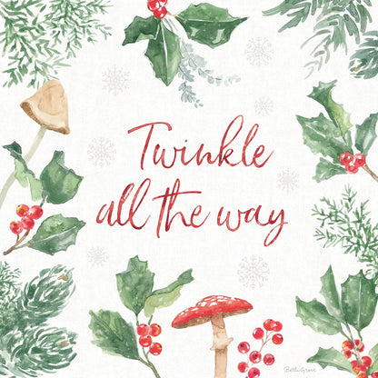 Christmas Charm VIII by Beth Grove. SKU 83458a. Archival Giclee Fine art print for wall decor.