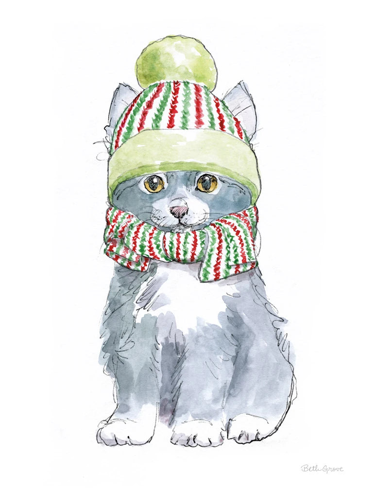 Christmas Kitties II by Beth Grove