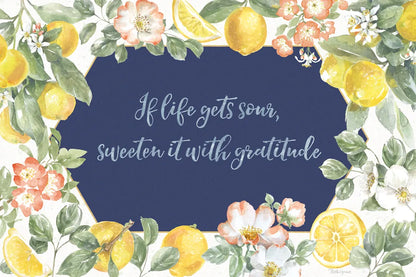 Citrus Charm I Blue by Beth Grove. SKU 82538i. Archival Giclee Fine art print for wall decor.