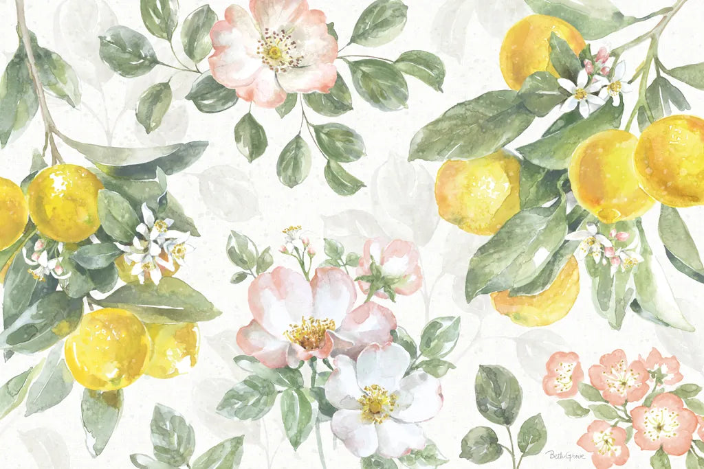 Citrus Charm IV by Beth Grove. SKU 65558i. Archival Giclee Fine art print for wall decor.