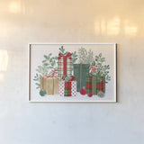 Classic Christmas I by Beth Grove. shown as a paper print in a white frame. Available as a archival giclee rolled canvas, fine art paper, or poster print. SKU 90796i.