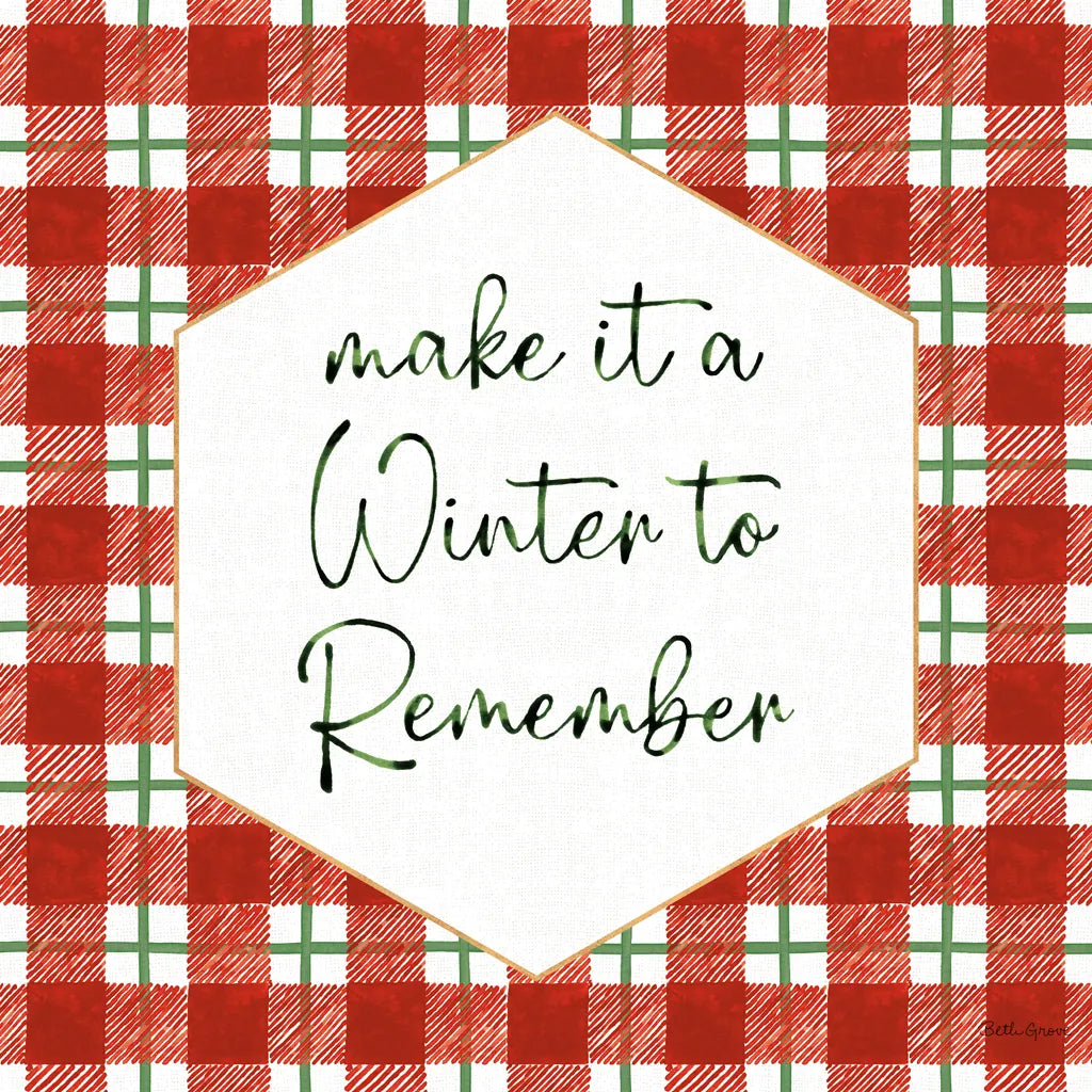 Classic Christmas VII by Beth Grove. SKU 90802a. Archival Giclee Fine art print for wall decor.