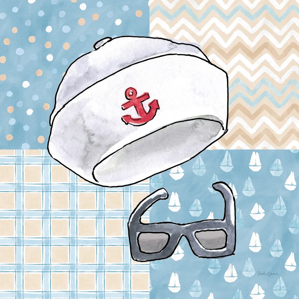 Coastal Baby III by Beth Grove. SKU 29311a. Archival Giclee Fine art print for wall decor.