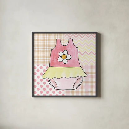 Coastal Baby VI by Beth Grove. Shown in a sleek black glass frame for a contemporary gallery look. Available as an archival giclee rolled canvas, fine art paper, or poster print. SKU 29314a.