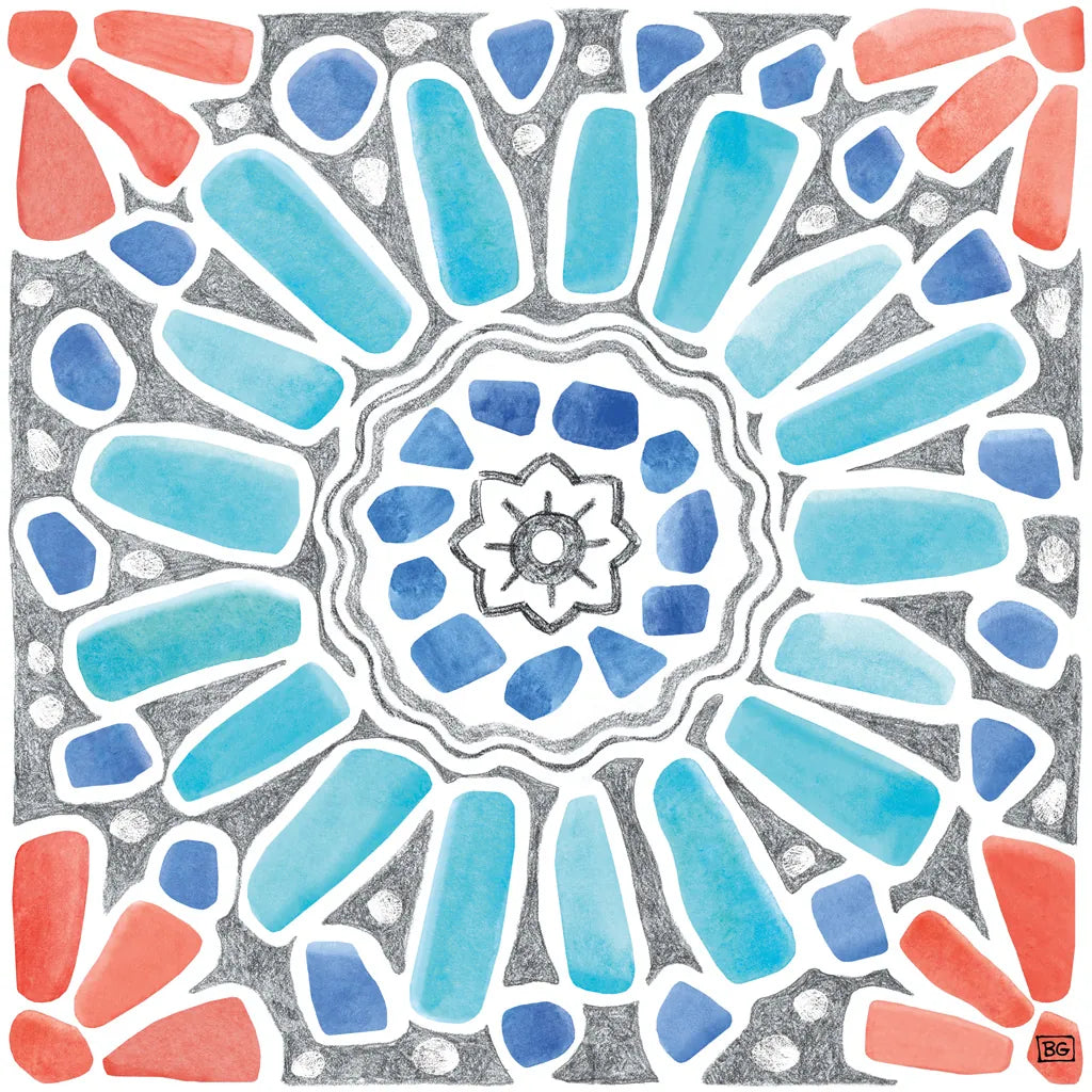 Coastal Sea Life VII by Beth Grove. SKU 36190a. Archival Giclee Fine art print for wall decor.