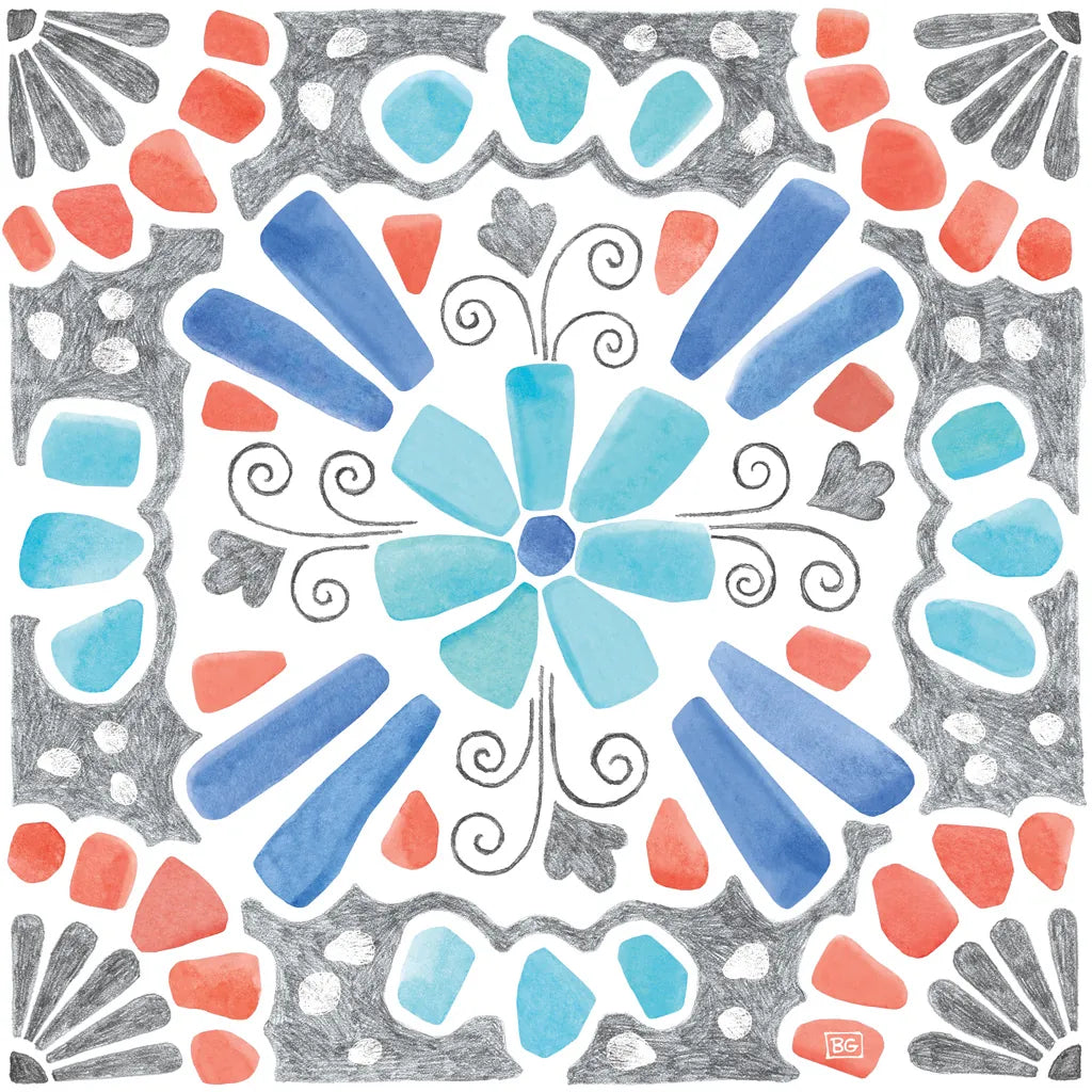 Coastal Sea Life VIII by Beth Grove. SKU 36191a. Archival Giclee Fine art print for wall decor.