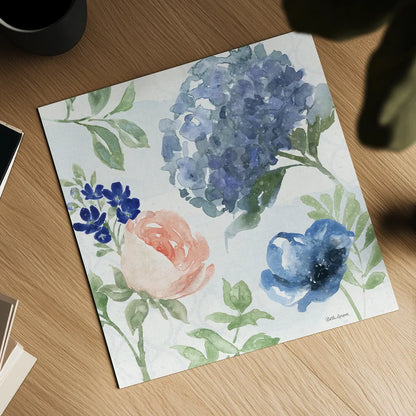 Coastline Botanical III by Beth Grove. Shown as a detailed flat fine art print, highlighting archival giclee quality. Available as an archival giclee rolled canvas, fine art paper, or poster print. SKU 58550a.