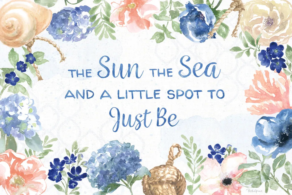 Coastline Botanical IV by Beth Grove. SKU 58551i. Archival Giclee Fine art print for wall decor.