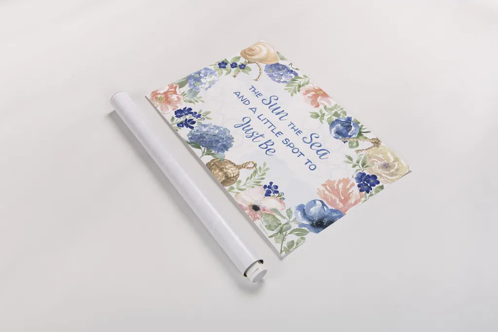 Coastline Botanical IV by Beth Grove. shown as a rolled paper print. Available as archival giclee rolled canvas, fine art paper, or poster print. SKU 58551i.